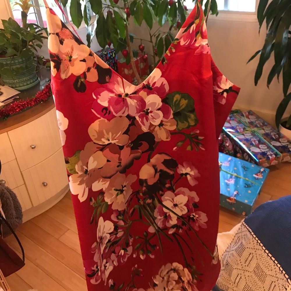 Satin slip dress